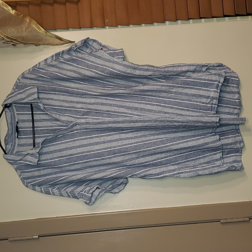 🔥$5 Plus Size Stripe Blouse